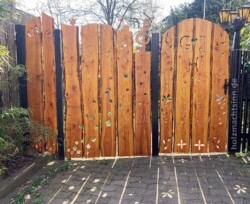 Gartenpforte "Musik und Florales" Gartenpforte "Musik und Florales"