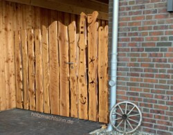 Zaun mit Tor Zaun mit Tor