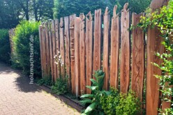 Holzzaun mit diversen Motiven Holzgartenzaun mit unterschiedlichen Motiven